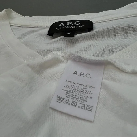 APC Tee Shirt UCCLE IN GOD WE TRUST graphic tee - Picture 7 of 8